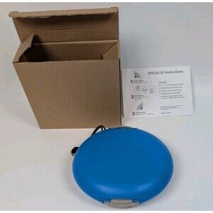 Discgear Discus 22 CD DVD Carry Case Blue Portable Holder Organizer w/ Inserts